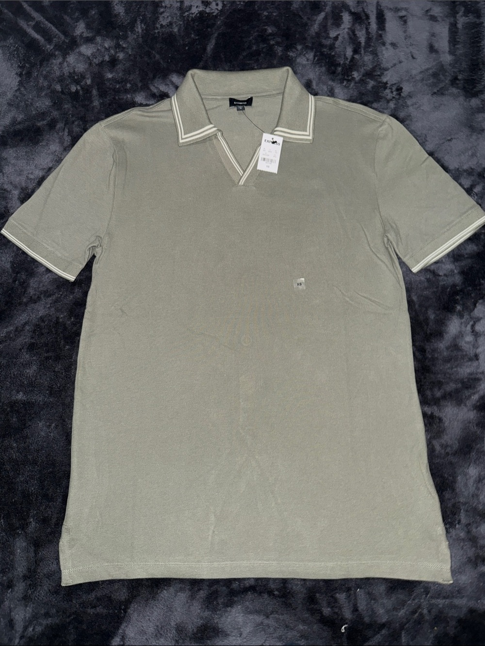 Express Classic Fit Johnny Collar Polo - XS